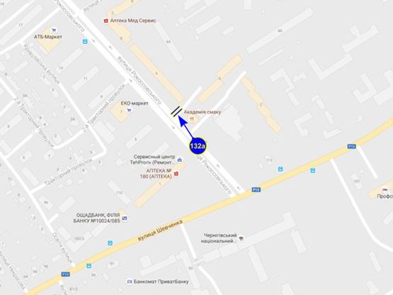 Схема рекламной плоскости по адресу ул. Рокоссовского 6 (сторона А) Схема рекламной плоскости по адресу ул. Рокоссовского 6 (сторона А)