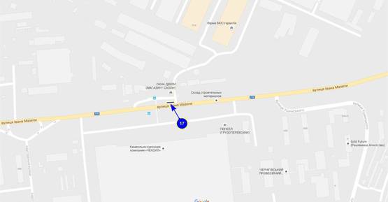 Схема рекламной плоскости по адресу ул. Щорса (ост. Чексил) (правый) Схема рекламной плоскости по адресу ул. Щорса (ост. Чексил) (правый)