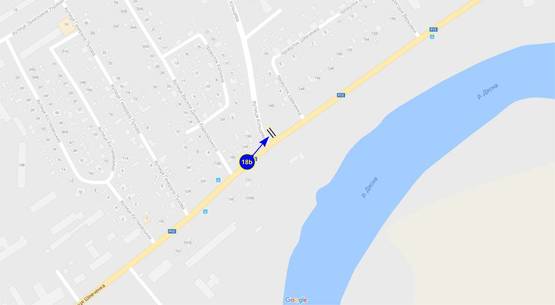 Схема рекламной плоскости по адресу ул. Кольцевая х ул. Шевченко (сторона B) Схема рекламной плоскости по адресу ул. Кольцевая х ул. Шевченко (сторона B)