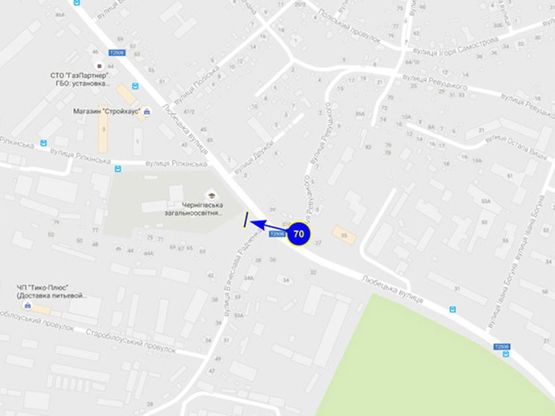 Схема рекламной плоскости по адресу ул. Любечская х ул. Репкинская (13-я школа) Схема рекламной плоскости по адресу ул. Любечская х ул. Репкинская (13-я школа)