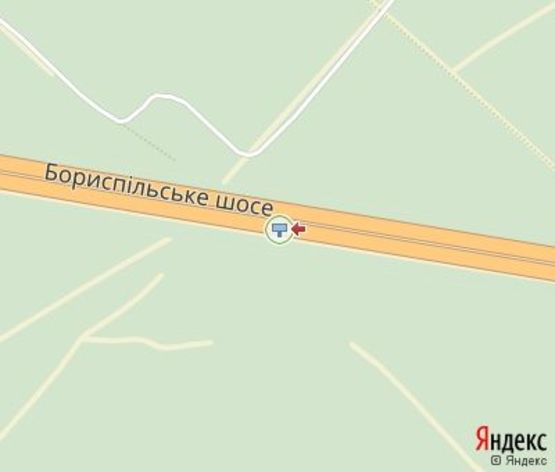 Схема рекламной плоскости по адресу 19,300 км. автомагистрали Борисполь - Киев Схема рекламной плоскости по адресу 19,300 км. автомагистрали Борисполь - Киев