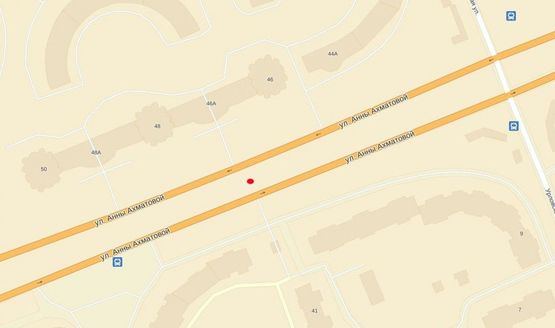 Схема рекламной плоскости по адресу ул.А.Ахматовой, разделитель напротив д.41(правый в сторону Днепровской Набережной) Схема рекламной плоскости по адресу ул.А.Ахматовой, разделитель напротив д.41(правый в сторону Днепровской Набережной)