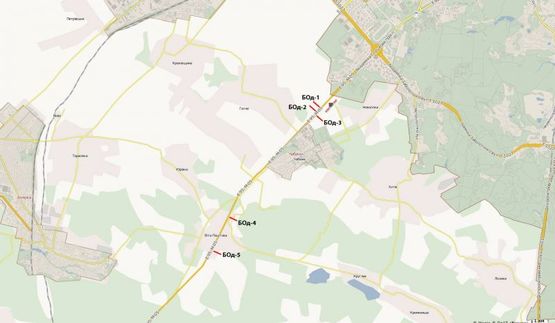 Схема рекламной плоскости по адресу км 22+575 (слева), 9км 575м от КПП Киева, направление на Киев Схема рекламной плоскости по адресу км 22+575 (слева), 9км 575м от КПП Киева, направление на Киев