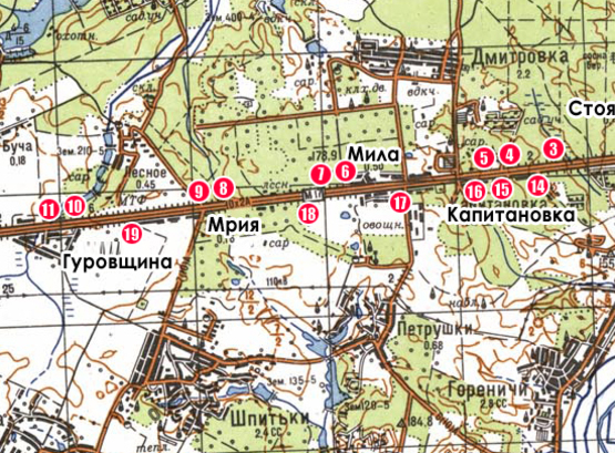 Схема рекламной плоскости по адресу М-06 Киев-Чоп, км 31+230 (с. Гуровщина)/в Киев Схема рекламной плоскости по адресу М-06 Киев-Чоп, км 31+230 (с. Гуровщина)/в Киев