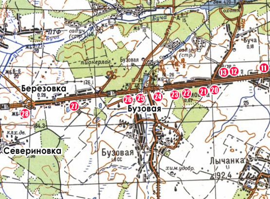 Схема рекламної площини за адресою М-06 Київ-Чоп, км 33+850 (с. Гуровщина)/в Киев Схема рекламної площини за адресою М-06 Київ-Чоп, км 33+850 (с. Гуровщина)/в Киев