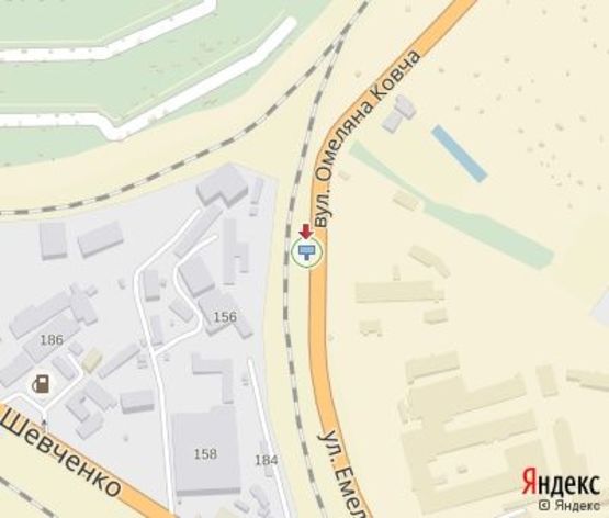 Схема рекламної площини за адресою Винница ул., (350 м. до пересечения с Шевченко ул.) Схема рекламної площини за адресою Винница ул., (350 м. до пересечения с Шевченко ул.)