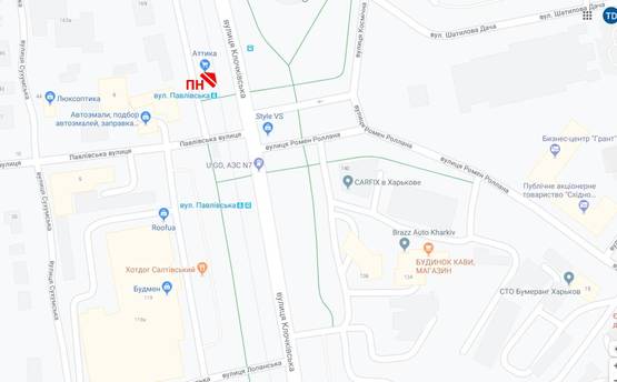 Схема рекламной плоскости по адресу ул. Клочковская, 159, гипермаркет Будмен Схема рекламной плоскости по адресу ул. Клочковская, 159, гипермаркет Будмен