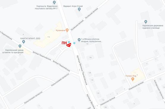 Схема рекламной плоскости по адресу ул. Большая Панасовская, 115, круг трамвая Схема рекламной плоскости по адресу ул. Большая Панасовская, 115, круг трамвая