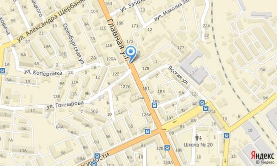 Схема рекламной плоскости по адресу вул. Головна, 122 Схема рекламной плоскости по адресу вул. Головна, 122