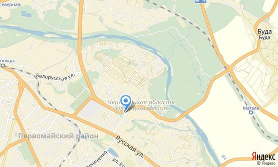 Схема рекламной плоскости по адресу вул. Руська (площа, біля мосту), лівий