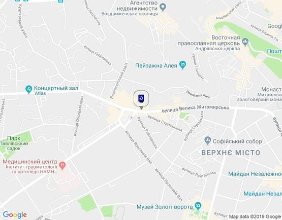 Схема рекламної площини за адресою Велика Житомирська /Львівська Пл.("Рошен") Схема рекламної площини за адресою Велика Житомирська /Львівська Пл.("Рошен")