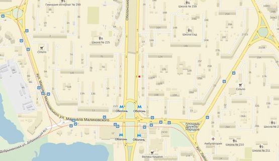 Схема рекламної площини за адресою Оболонский просп., 12 перед ТРЦ "Дрим Таун" в сторону м.Минская Схема рекламної площини за адресою Оболонский просп., 12 перед ТРЦ "Дрим Таун" в сторону м.Минская