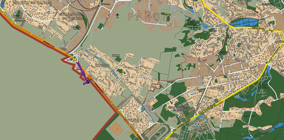 Схема рекламної площини за адресою Кільцева дорога, 300 м до зупинки Ринок "Столичный" (верхня пл.)