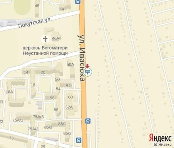 Схема рекламної площини за адресою Ивасюка ул., 50а (от Эпицентра, 100 к супермаркету "Вопак") Схема рекламної площини за адресою Ивасюка ул., 50а (от Эпицентра, 100 к супермаркету "Вопак")