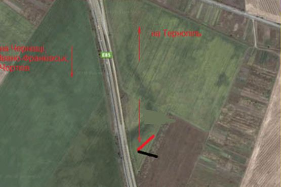 Схема рекламной плоскости по адресу Черн. траса. в напр. м.Чортків , Ів.Франківсь, Чернівці Схема рекламной плоскости по адресу Черн. траса. в напр. м.Чортків , Ів.Франківсь, Чернівці