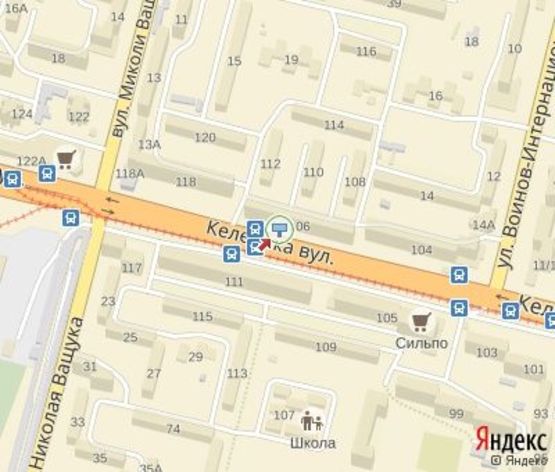 Схема рекламной плоскости по адресу Келецкая ул. (200 м. супермаркет "Сильпо")в центр Схема рекламной плоскости по адресу Келецкая ул. (200 м. супермаркет "Сильпо")в центр