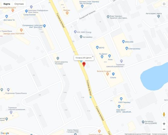 Схема рекламной плоскости по адресу Головна 255 (Депот) Схема рекламной плоскости по адресу Головна 255 (Депот)