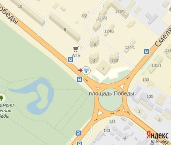 Схема рекламной плоскости по адресу 30 лет Победы ул., (напротив  ТЦ "Квартал","Приватбанк","АТБ маркет") Схема рекламной плоскости по адресу 30 лет Победы ул., (напротив  ТЦ "Квартал","Приватбанк","АТБ маркет")