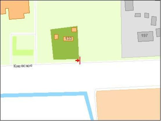 Схема рекламной плоскости по адресу Zt 016 Київське шосе,141 ресторан"Полісся" Б Схема рекламной плоскости по адресу Zt 016 Київське шосе,141 ресторан"Полісся" Б