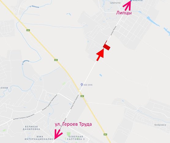 Схема рекламної площини за адресою ул. Леся Сердюка -окружная дорога-11- выезд из города в ст пос. Циркуны Схема рекламної площини за адресою ул. Леся Сердюка -окружная дорога-11- выезд из города в ст пос. Циркуны