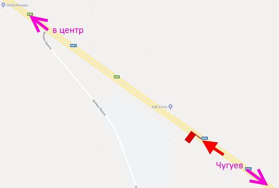 Схема рекламной плоскости по адресу Московский пр-т - Ростовская трасса - АЗС Аэлита-5-въезд в город