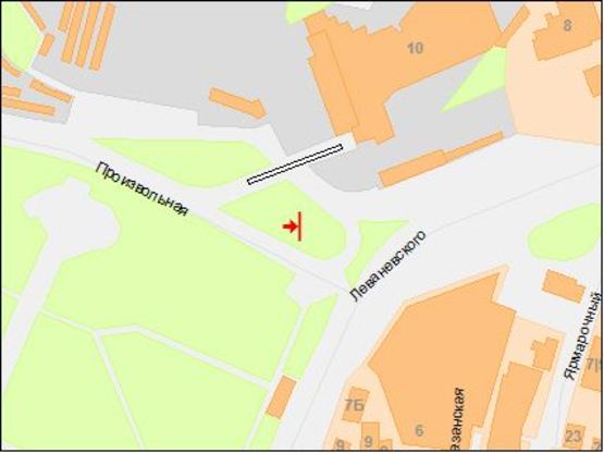 Схема рекламної площини за адресою вул.Курчатова, 10 Схема рекламної площини за адресою вул.Курчатова, 10