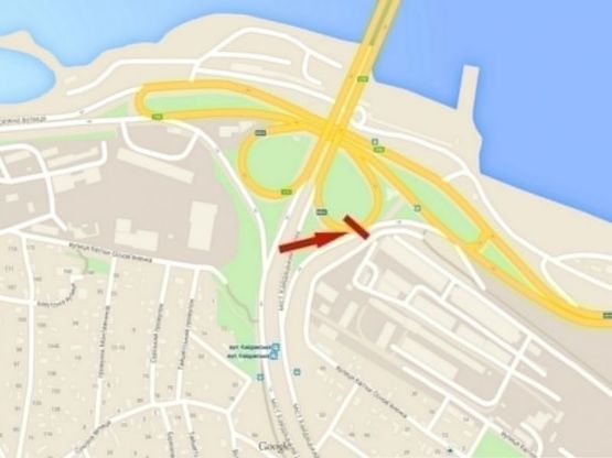 Схема рекламної площини за адресою Кайдацький міст - пр-т. Свободи, розподілювач (з'їзд з Лівого берегу)/Кайдакский мост - пр. Свободы, разделитель (съезд с Левого берега) Схема рекламної площини за адресою Кайдацький міст - пр-т. Свободи, розподілювач (з'їзд з Лівого берегу)/Кайдакский мост - пр. Свободы, разделитель (съезд с Левого берега)