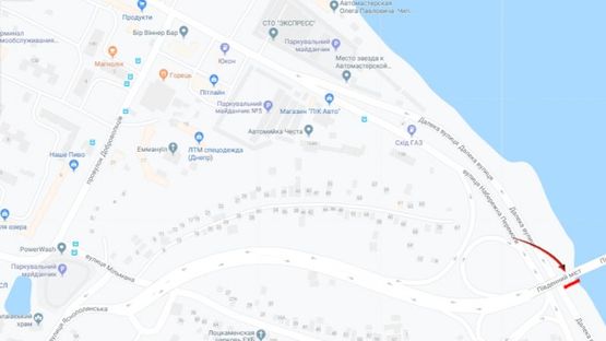 Схема рекламної площини за адресою вул.Наб.Перемоги (р-н Південного моста)/ул.Наб.Победы (р-н Южного моста) Южный мост, трансопртная развязка Схема рекламної площини за адресою вул.Наб.Перемоги (р-н Південного моста)/ул.Наб.Победы (р-н Южного моста) Южный мост, трансопртная развязка