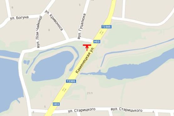 Схема рекламной плоскости по адресу Кам`янецька вул., (оз. Веселка) Схема рекламной плоскости по адресу Кам`янецька вул., (оз. Веселка)