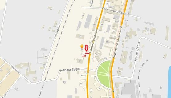 Схема рекламної площини за адресою ул. Атамана Головатого, 99 Схема рекламної площини за адресою ул. Атамана Головатого, 99