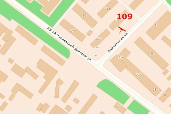 Схема рекламной плоскости по адресу ул. Варненская, 18 Схема рекламной плоскости по адресу ул. Варненская, 18