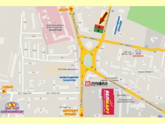 Схема рекламної площини за адресою Бандери,60   перед кільцем Схема рекламної площини за адресою Бандери,60   перед кільцем