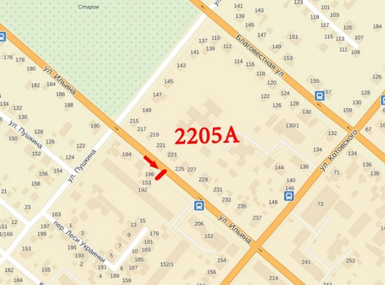 Схема рекламной плоскости по адресу ул. Котовского / ул. Ильина Схема рекламной плоскости по адресу ул. Котовского / ул. Ильина