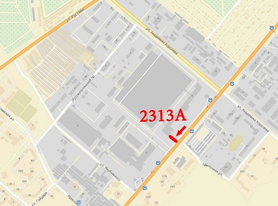 Схема рекламної площини за адресою ул.Сумгаитская, по строне супермаркета Фуршет Схема рекламної площини за адресою ул.Сумгаитская, по строне супермаркета Фуршет