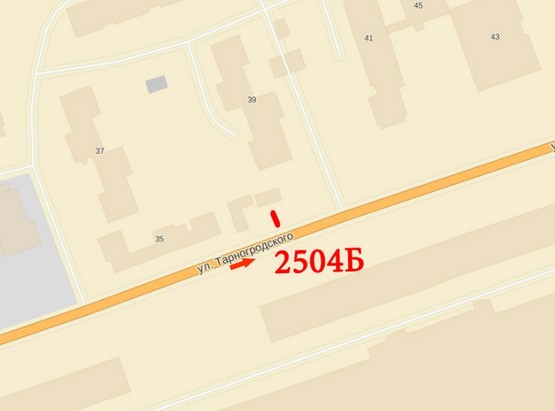 Схема рекламной плоскости по адресу Киевская/Тарногородского Схема рекламной плоскости по адресу Киевская/Тарногородского