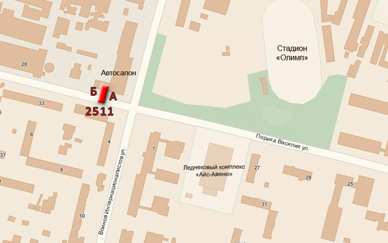 Схема рекламной плоскости по адресу ул. В.Порика( Воинов Интернационалистов) Схема рекламной плоскости по адресу ул. В.Порика( Воинов Интернационалистов)