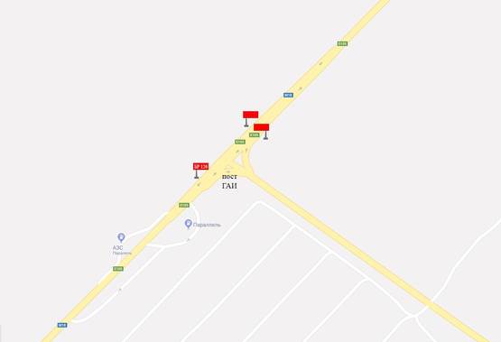 Схема рекламной плоскости по адресу Южный выезд  (пост ГАИ) 3,3 км от г.Мелитополь Схема рекламной плоскости по адресу Южный выезд  (пост ГАИ) 3,3 км от г.Мелитополь