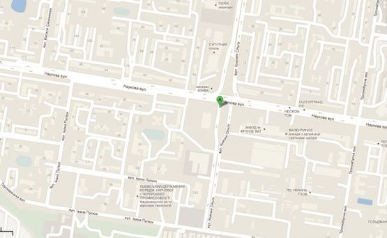 Схема рекламної площини за адресою вул.Наукова 35А, СІЛЬПО, середній Схема рекламної площини за адресою вул.Наукова 35А, СІЛЬПО, середній