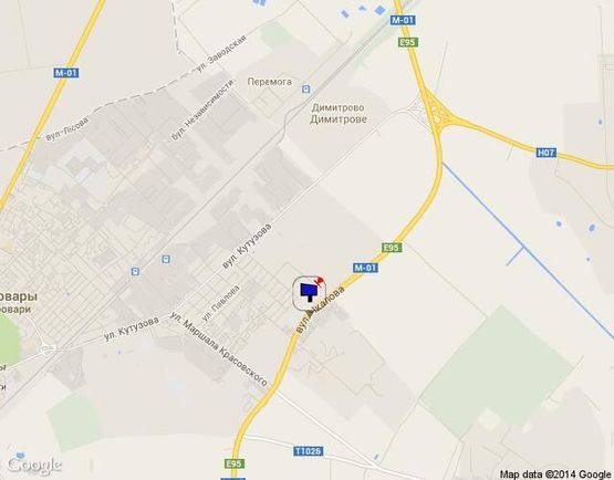 Схема рекламной плоскости по адресу Черниговская трасса, 28+ 550 право, объезд г. Бровары,  Сельхозхимия, право Схема рекламной плоскости по адресу Черниговская трасса, 28+ 550 право, объезд г. Бровары,  Сельхозхимия, право