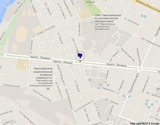 Схема рекламной плоскости по адресу пр. Леніна - вул.  8 Березня Схема рекламной плоскости по адресу пр. Леніна - вул.  8 Березня