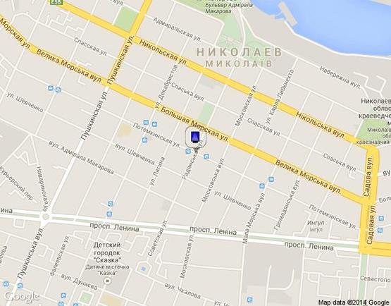 Схема рекламної площини за адресою вул. Соборна - вул. Потьомкінська Схема рекламної площини за адресою вул. Соборна - вул. Потьомкінська