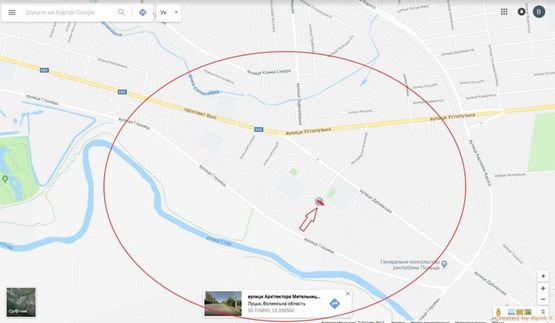 Схема рекламної площини за адресою вул.Дубнівська  (перехрестя з вул.Метельницького,  виїзд на Київський майдан, перед автосалоном Рено) Схема рекламної площини за адресою вул.Дубнівська  (перехрестя з вул.Метельницького,  виїзд на Київський майдан, перед автосалоном Рено)