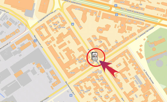 Схема рекламной плоскости по адресу Вул. Саксаганського,139/вул. Комінтерну Схема рекламной плоскости по адресу Вул. Саксаганського,139/вул. Комінтерну