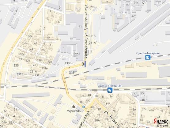 Схема рекламной плоскости по адресу Балковская-Горбатый мост