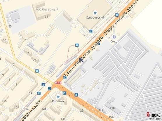 Схема рекламной плоскости по адресу Одесса - Николаев 17+880 А Схема рекламной плоскости по адресу Одесса - Николаев 17+880 А