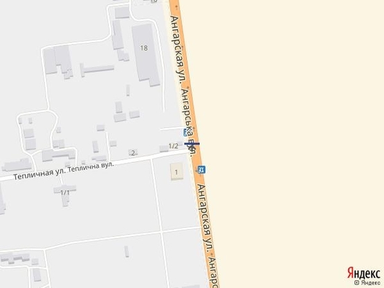 Схема рекламної площини за адресою Авангард 32Б