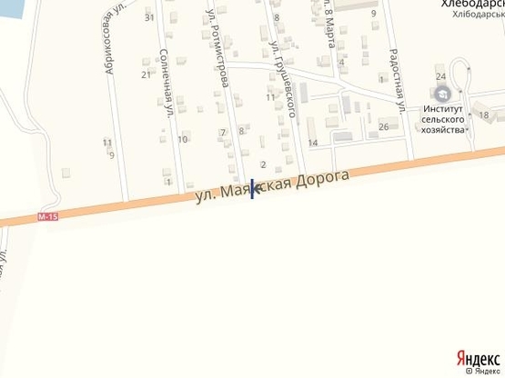 Схема рекламной плоскости по адресу Одесса - Рени 13+900 Б