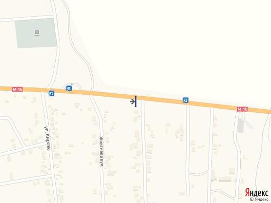 Схема рекламной плоскости по адресу Одесса - Кучурган Великий Дальник А