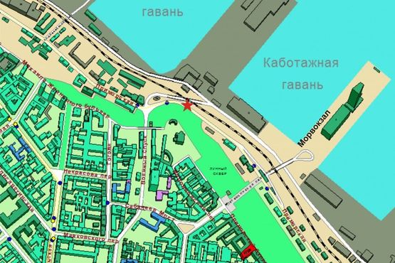 Схема рекламной плоскости по адресу ул. Приморская / Морвокзал (левая) Схема рекламной плоскости по адресу ул. Приморская / Морвокзал (левая)