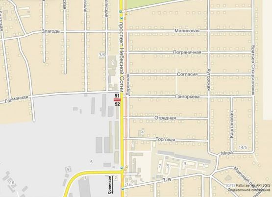 Схема рекламной плоскости по адресу пр-т М. Жукова - Червоный Хутор (маг. Арсенал) (А) из города Схема рекламной плоскости по адресу пр-т М. Жукова - Червоный Хутор (маг. Арсенал) (А) из города